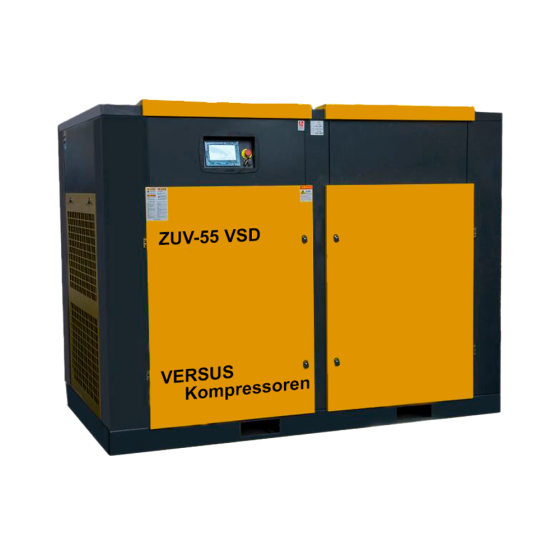 Винтовой компрессор ZUV – 55 VSD 13 бар прямой привод IP 54 D