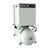 Компрессор спиральный REMEZA KC 3-8-270 M (с осушителем)