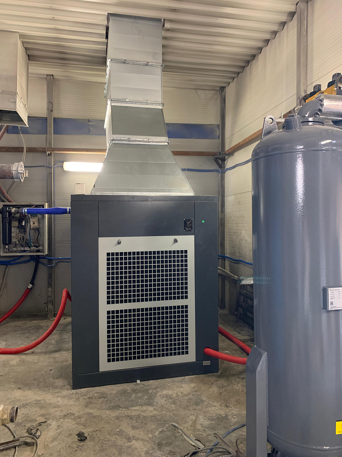 Винтовой компрессор Enger HB-110DFE 10 для ООО "БРОЗЭКС"