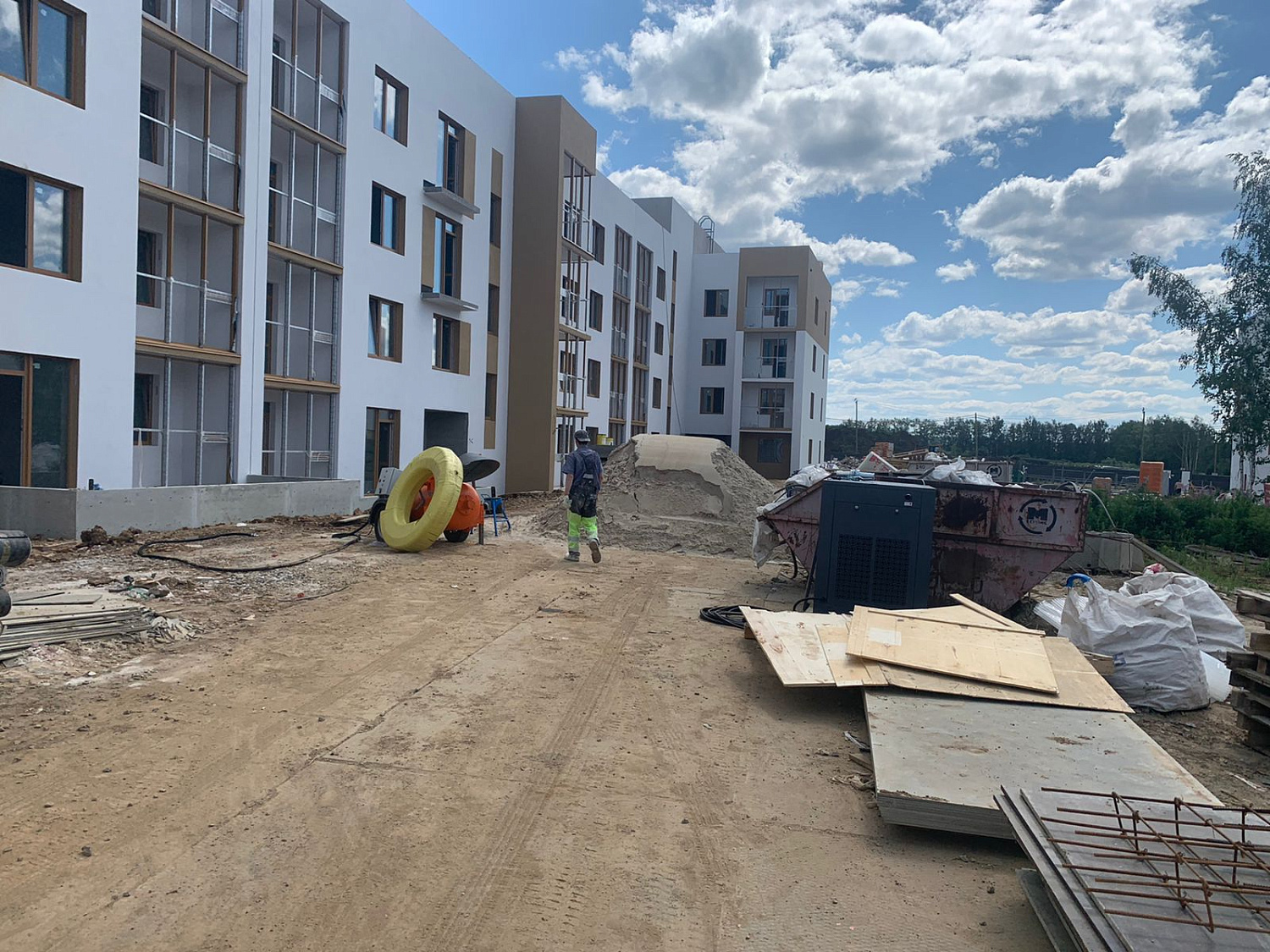 Винтовой компрессор "Cross Air" CA45-8GA F для ООО "ЗИПТОРГСТРОЙ"